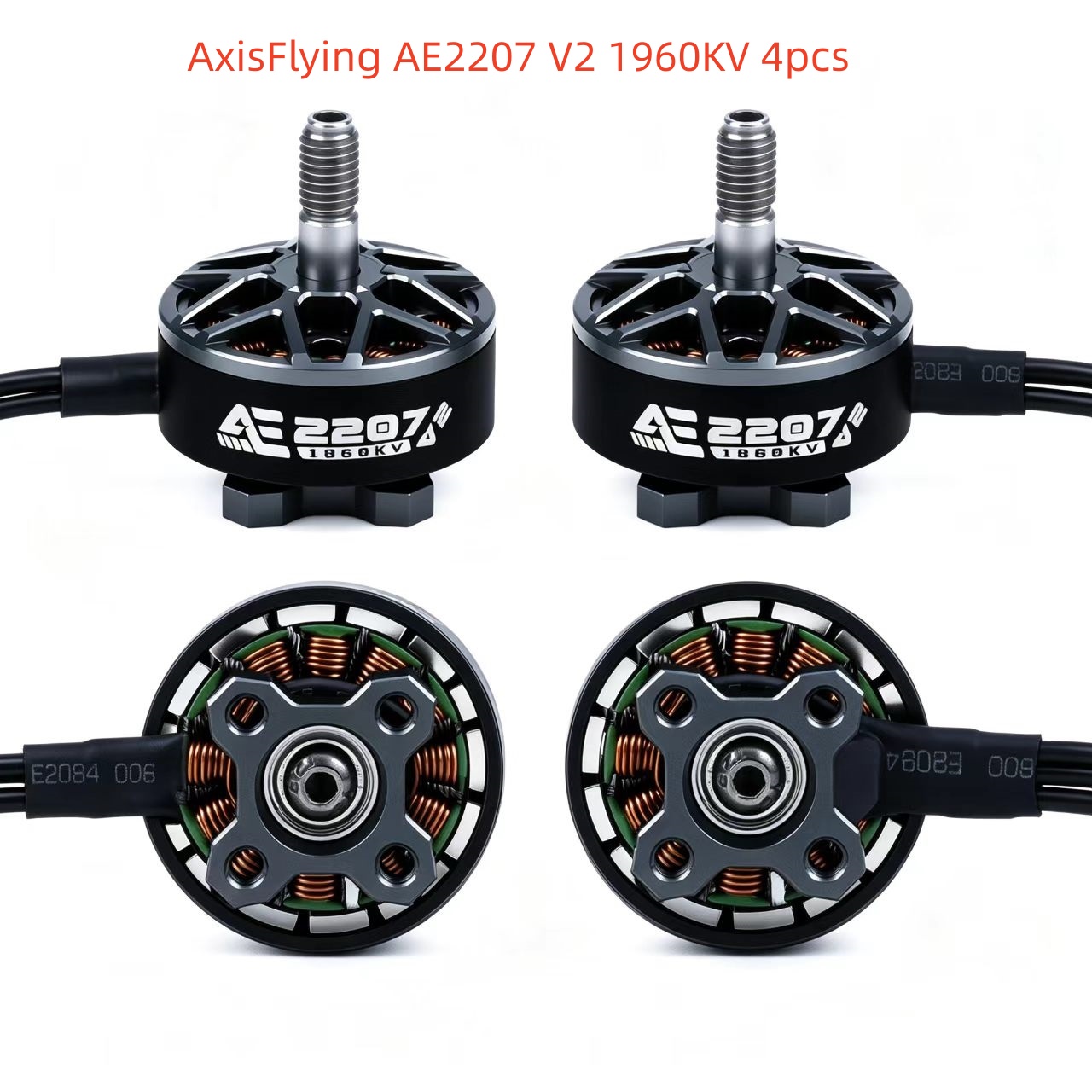 Drone Battery 6S - 4 Pezzi Motore Brushless AxisFlying AE2207