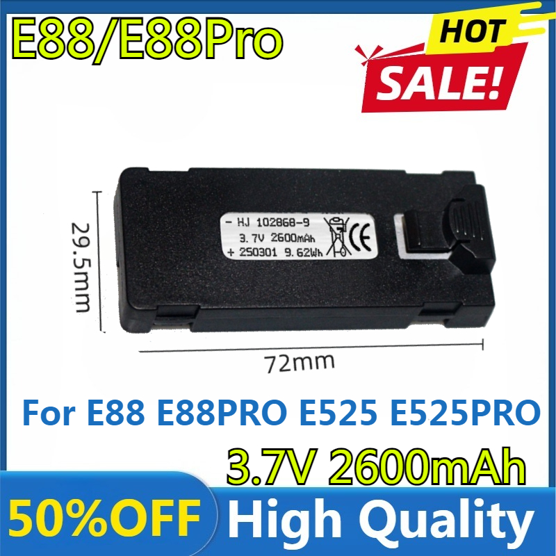 Drone Battery Balance Charger - E88 Batteria 3.7V 2600mAh Per E88