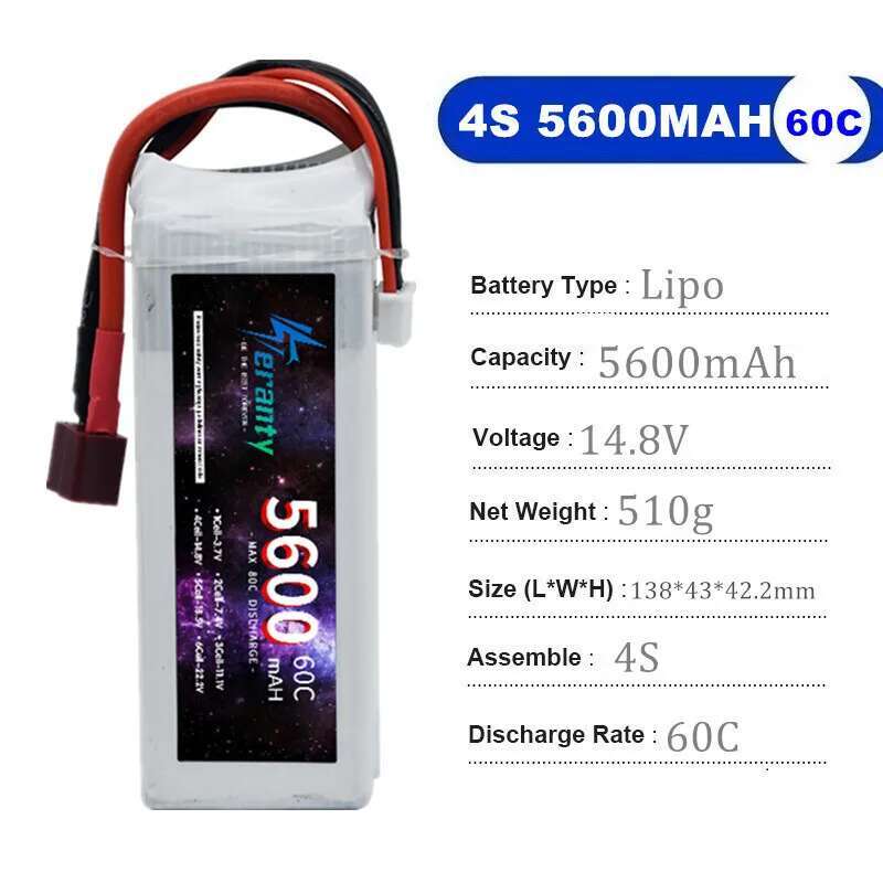 TERANTY 5600MAH 60C 2S 3S 4S 6 - Drone Battery 6S recensione e prezzo