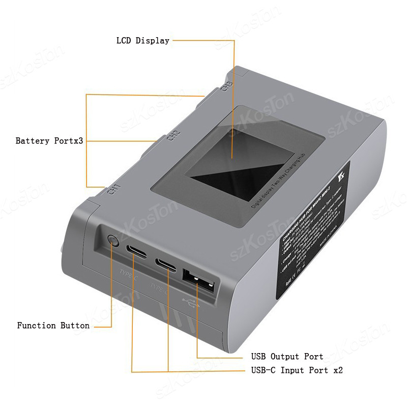 Per DJI Mavic Mini 2/SE Mini 4 - Drone Battery Balance Charger recensione e prezzo